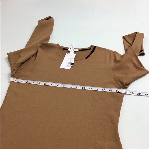 Equipment Sweater Anise Rib Neutral Pullover Knit Sweater New Size Large - Picture 5 of 8